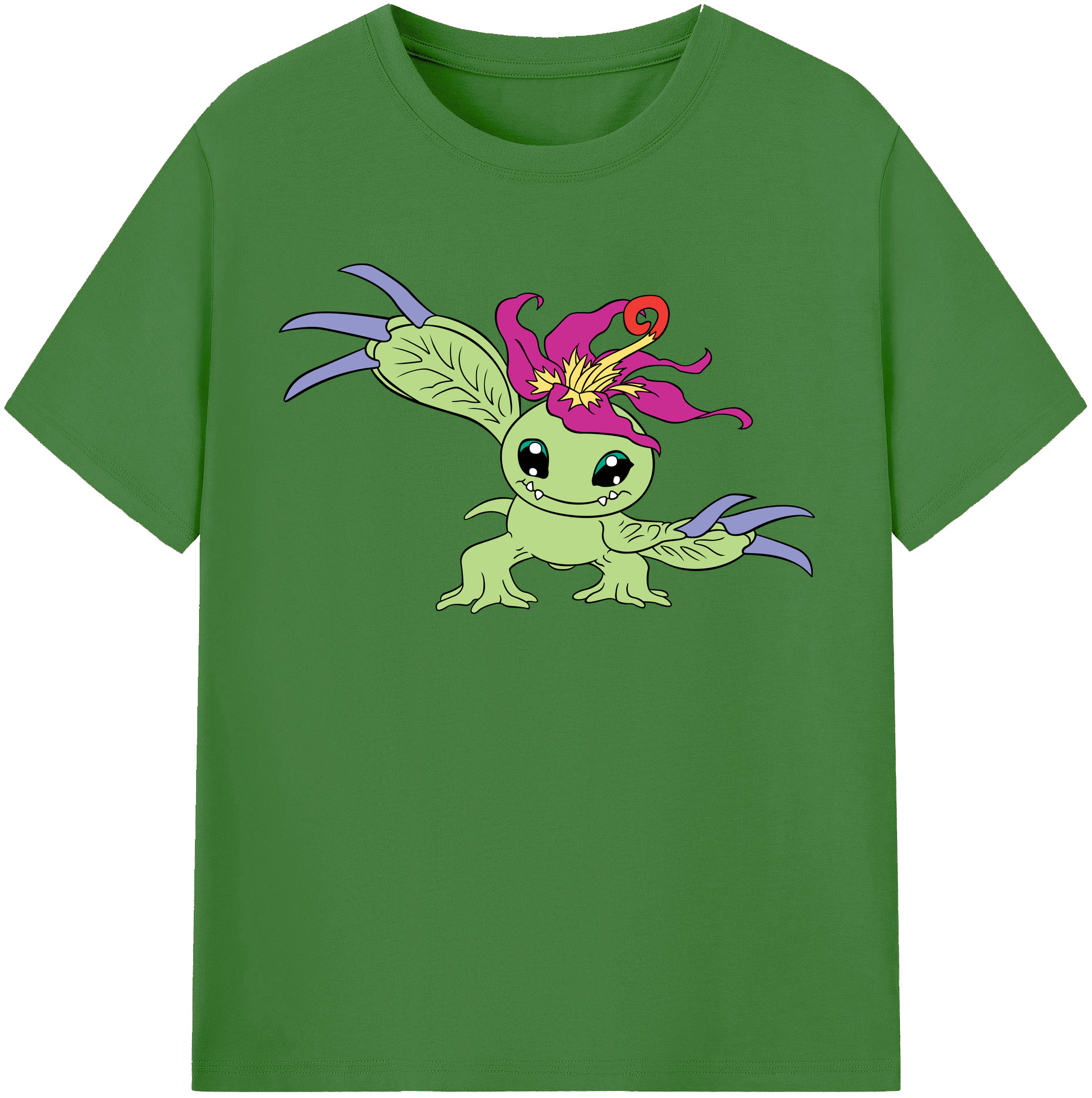 （画像用） Digimon デジタルモンスター/デジモン レディースカジュアルプリントTシャツ（綿100％）